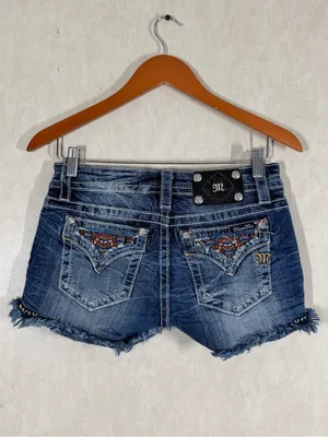 Miss Me Women’s Signature Shorts Embroidered Embellished Flap Pockets 27 thumbnail 4
