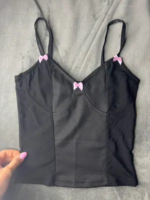 Y2K Vintage Top Black Size XS thumbnail 1