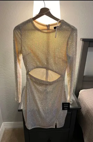 Lulus Dress Sequin thumbnail 1