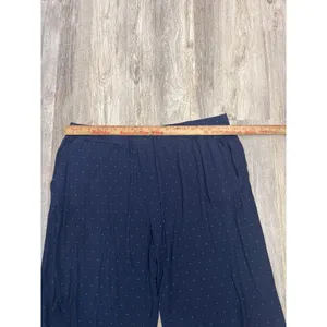Cozy Earth Navy Blue Pink Polka Dot Bamboo Pajama Set Womens XXL Long Sleeve PJ thumbnail 10