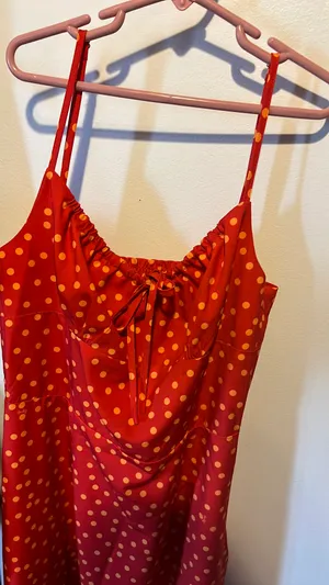Free The Roses Polka Dot Peplum Dress thumbnail 2