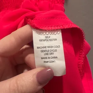 Amanda Uprichard Marsha Hot Pink‎ V-Neck Romper Size XS thumbnail 6