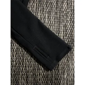 Alo Yoga Rapid Pullover Half Zip Compression Long Sleeve Black thumbnail 6