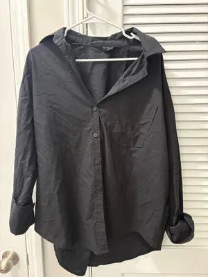 Black button down thumbnail 1