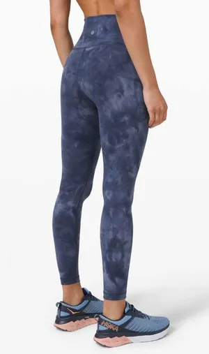 Lululemon Wunder Train High-Rise Tight 25" *Diamond Dye Naval Blue | Size 4 thumbnail 1