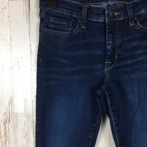 Banana Republic High Waisted Skinny Blue Jeans 0 v6x thumbnail 3