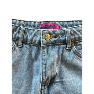 Edikted Jessie Raw Hem Y2K Style Denim Mini Skirt | XS thumbnail 5