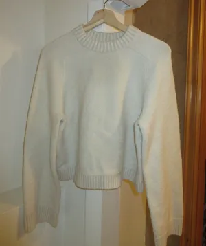 Lululemon Athletica Wool Sweater Cream thumbnail 1