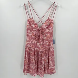 Majorelle Viola Pink Mini‎ Dress Medium Revolve Paisley Floral Sleeveless Girly thumbnail 3