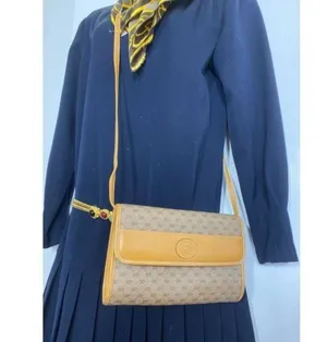GUCCI Vintage Flap Coated Canvas Crossbody Bag thumbnail 11