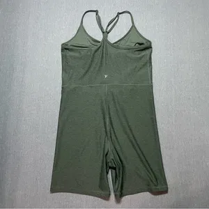 Old Navy Cloud+ Racerback Bodysuit Romper 6 inch Inseam Size L in Underwater thumbnail 3