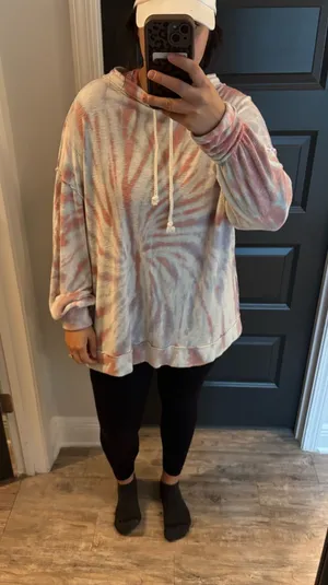 Free People Tie Dye Sweatshirt thumbnail 1