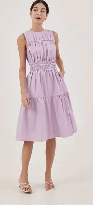 Love‎ Bonito Purple Sleeveless A-Line Dress Size 4 thumbnail 1