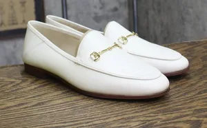 Sam Edelman Womens Loraine Almond Toe Loafers E8519LU Bright White 9M thumbnail 1