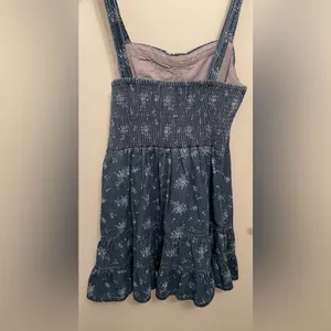 NWOT American Eagle Blue Denim Mini Dress thumbnail 8