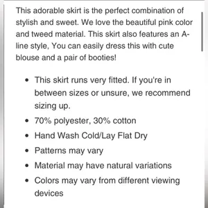 Pink Lily Pink Pencil Mini Skirt - Small Brand new without tags thumbnail 7