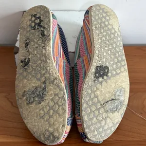 TOMS Classic‎ Alpargata Multi Color Woven Stripe Chevron Slip On Shoes Womens 7 thumbnail 7