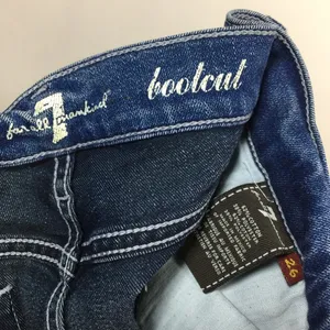 7 for all Mankind Bootcut Raw Hem Jeans Size 26 thumbnail 2
