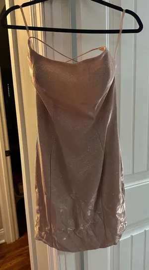 Pink paparazi hoco dress thumbnail 1