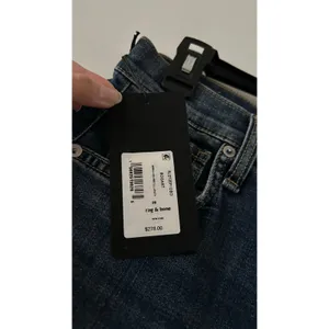 Rag & Bone Serena Dark Wash Bogart High Waist Wide Leg Jeans NWT Size 28 thumbnail 7