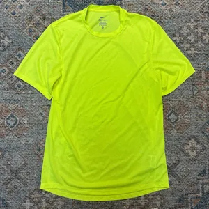 Nike Women's Neon Yellow Short Sleeve Tee thumbnail 1