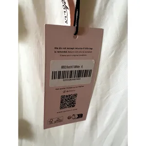 Oh Polly Aldona Slinky Jersey Rose Detail Evening Gown White Size 2 New thumbnail 12