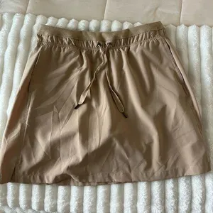 GreenTea Beige Tennis Skirt Tan Size M thumbnail 1