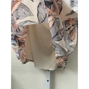 Lulus Off The Shoulder Tropical Leaf‎ Print Mini Dress Women's Size S thumbnail 6