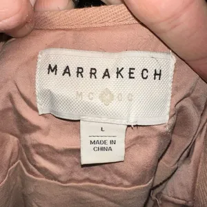 Anthropologie Marrakech tie dye L pink tan bomber jacket thumbnail 4