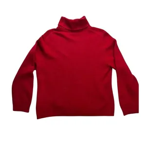 Vintage B Moss Stanley Blacker Angora Sweater Red Turtleneck Japan Womens L Cozy thumbnail 2