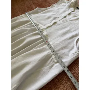 Zara Woman 100% Linen Ivory Asymmetrical Tunic XL Made in Portugal thumbnail 8