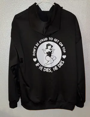 Hoodie Black Size XL thumbnail 2