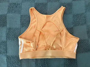 Adidas Sports Bra Orange High Neck thumbnail 2