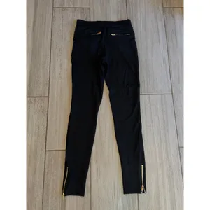 Generation Love Skinny Pants Pull On Travel Black Ankle Zipper Size XS thumbnail 4