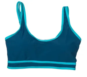 BMJL Swim Top Women's Size S Teal Blue Padded Removable Cups Adjustable Straps thumbnail 1