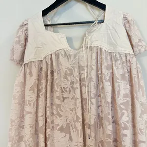 FREE PEOPLE Sunrise To Sunset Top in Champagne Dream Size Medium thumbnail 7
