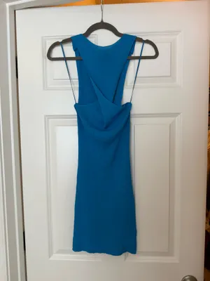 Urban outfitters blue knit dress thumbnail 2