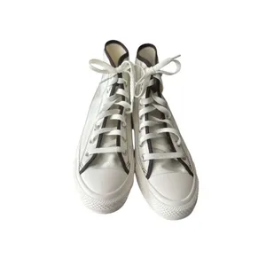 Converse By You High Top Shoe Sneaker‎ Womens 7.5 White Brown Wellness Club thumbnail 11