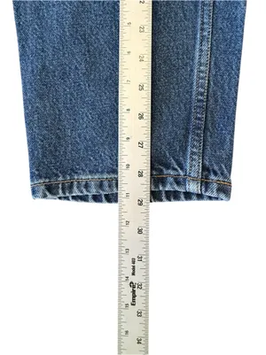 Levis Vintage 550 Jeans Women’s Size 14 Reg Relaxed Fit Tapered Leg 100% Cotton thumbnail 14