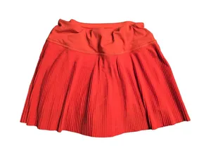 Lululemon Pleat‎ to Street Mid-Rise Red Skort Size: 0 thumbnail 1