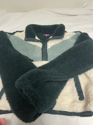Francesca’s Fleece Fuzzy Quarter Button  thumbnail 4