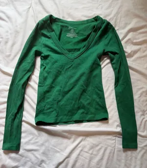 Walmart Long Sleeve Shirt Green thumbnail 1