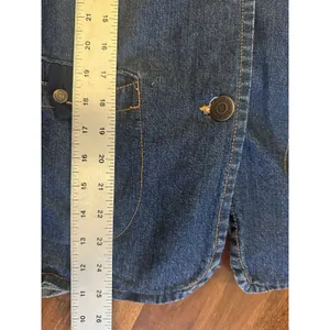 Havana Jacks Cafe Blue Denim Long Sleeve Jacket Jean Women’s Size 1X Vintage EUC thumbnail 4