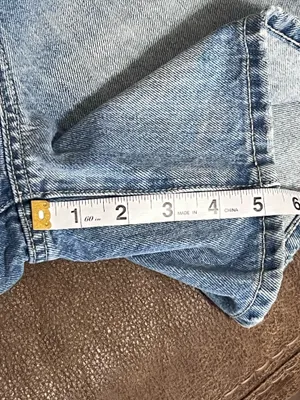 NWT Free Assembly Women's Denim Shorts Twill Tie 6" Inseam Light Wash Size 2 thumbnail 10