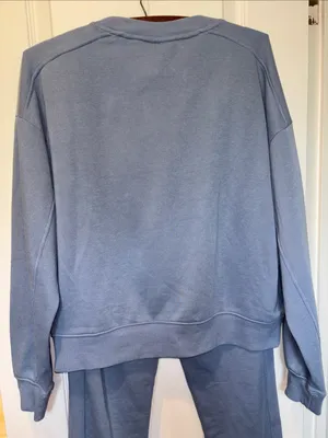 Keith Haring Slate Blue Crew Neck Sweatshirt With Matching Jogger Pants Size Sm thumbnail 6