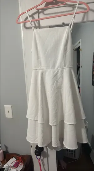 Amazon White graduation dress thumbnail 2