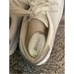 Michael Kors White Leather Low-Top Lace-Up Sneakers thumbnail 7
