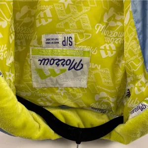 Morrow Blue Puffer Ski Jacket with Lime Accents thumbnail 6