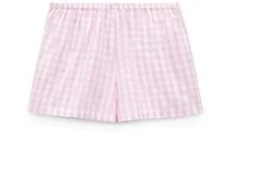 Zara x Barbie Gingham Cotton Shorts thumbnail 1