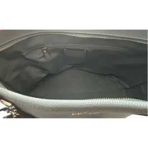 Coach Zip Top Tote Women Large Blue Excellent Crossgrain Leather F58846 thumbnail 6